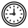 icono horario de entrada y salida